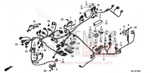 WIRE HARNESS NSA700A9 de 2009